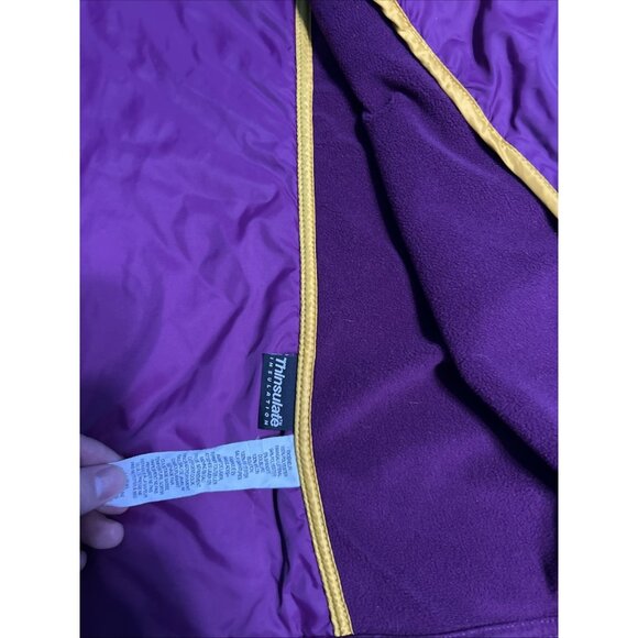 Ll Bean Sweater Vest Women’s 2XL Purple Quilted Thinsulate Outdoors Casual 0HMT1 - Picture 4 of 5